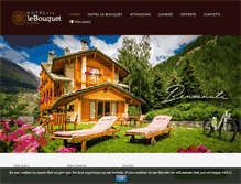 Tablet Screenshot of hotel-lebouquet.com